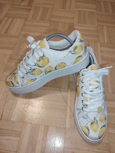 Ženske patike sa platformom i printom limuna UG 25cm - Boja: bela na lalafo.rs — 3 Ženske patike sa platformom i printom limuna UG 25cm - Boja: bela — 3