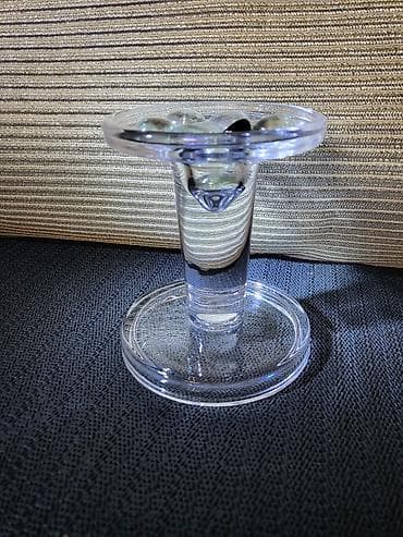 Svecnjak nov puno staklo vintaz. Vintaz staklen svecnjak,pun na lalafo.rs Svecnjak nov puno staklo vintaz. Vintaz staklen svecnjak,pun