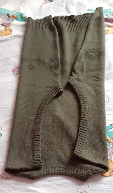 Muški pleteni prsluk bez rukava - Boja: maslinasto zelena - Kroj na lalafo.rs — 2 Muški pleteni prsluk bez rukava - Boja: maslinasto zelena - Kroj — 2