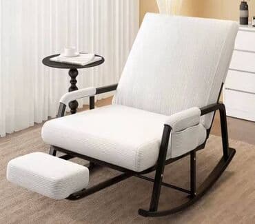 Matresses: Lounge fotelja sa ljuljanjem i tabureom za noge – nova Udobna i at lalafo.rs — 1 Matresses: Lounge fotelja sa ljuljanjem i tabureom za noge – nova Udobna i — 1