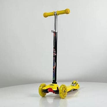Dečiji trotinet na tri točka – žuto-crni - Stabilna trotočkaška na lalafo.rs Dečiji trotinet na tri točka – žuto-crni - Stabilna trotočkaška