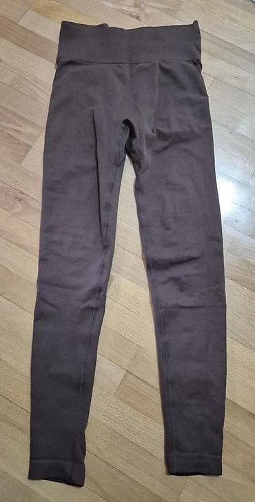 Leggings, Bike shorts: Ženske sportske helanke – visoki struk, tamno braon - Kroj: uske at lalafo.rs — 8 Leggings, Bike shorts: Ženske sportske helanke – visoki struk, tamno braon - Kroj: uske — 8