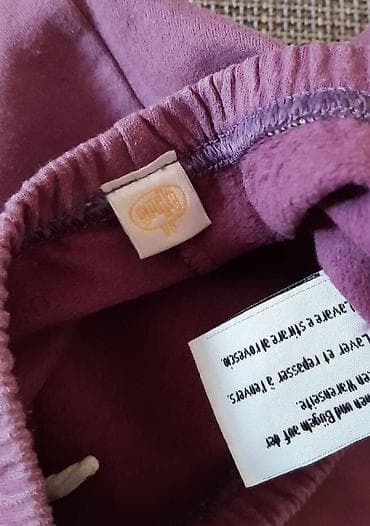 Dečije plišane pantalone – Smile - Boja: ljubičasta/šljiva - Brend na lalafo.rs — 2 Dečije plišane pantalone – Smile - Boja: ljubičasta/šljiva - Brend — 2