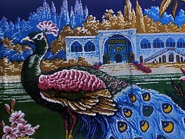 Dekorativni zidni goblen/tepih sa motivom paunova - Raskošan na lalafo.rs — 3 Dekorativni zidni goblen/tepih sa motivom paunova - Raskošan — 3