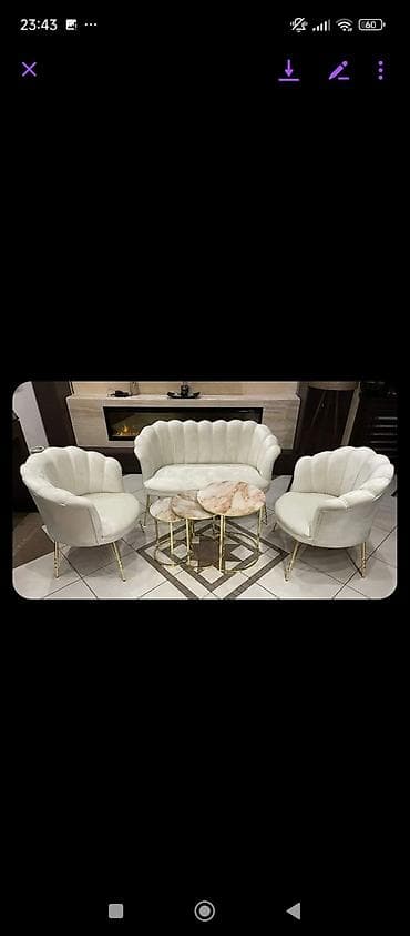 Garnitura SHELL
- Cena garniture je 430e na lalafo.rs — 3 Garnitura SHELL
- Cena garniture je 430e — 3