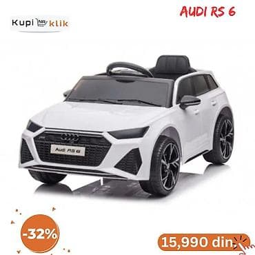 Dečiji električni automobil Audi RS 6 - Model: licencirani Audi RS 6 na lalafo.rs — 8 Dečiji električni automobil Audi RS 6 - Model: licencirani Audi RS 6 — 8