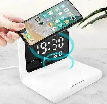 LED digitalni sat sa budilnikom i wireless punjačem Ovaj uređaj je na lalafo.rs — 2 LED digitalni sat sa budilnikom i wireless punjačem Ovaj uređaj je — 2