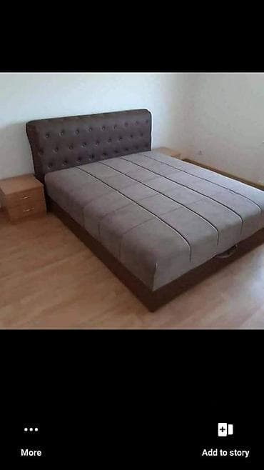 Bračni krevet sa uzglavljem, dimenzije 200 × 160 cm. - Tapacirano na lalafo.rs — 2 Bračni krevet sa uzglavljem, dimenzije 200 × 160 cm. - Tapacirano — 2