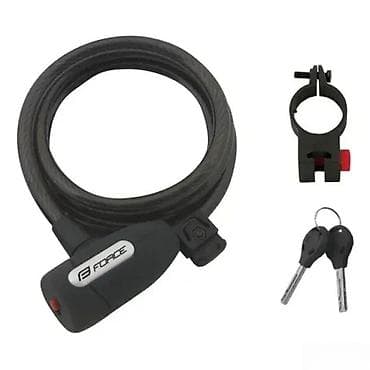 Bicycles: BRAVA F LUX SPIRALNA 150CM/10MM, CRNA | Kabl spiralna brava FORCE at lalafo.rs — 2 Bicycles: BRAVA F LUX SPIRALNA 150CM/10MM, CRNA | Kabl spiralna brava FORCE — 2