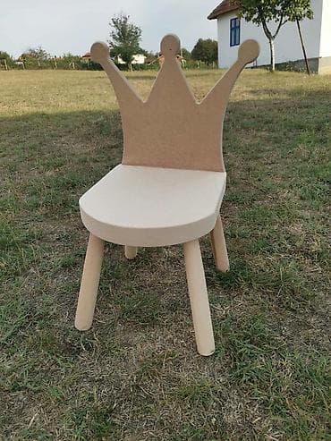 Drvena dečija stolica i stočić – set za mališane - Stolica sa na lalafo.rs — 2 Drvena dečija stolica i stočić – set za mališane - Stolica sa — 2