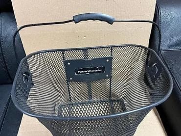 Prednja korpa za bicikl Bikemate - Materijal: čelična mreža, crna na lalafo.rs Prednja korpa za bicikl Bikemate - Materijal: čelična mreža, crna