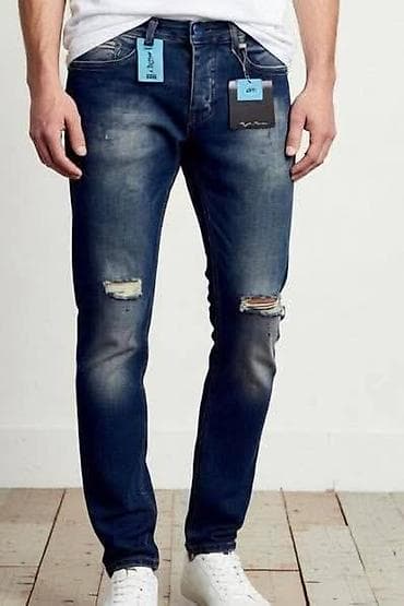 Muške skinny/slim-fit farmerke Veličine od 31-38 - Moderni kroj: uske na lalafo.rs — 1 Muške skinny/slim-fit farmerke Veličine od 31-38 - Moderni kroj: uske — 1
