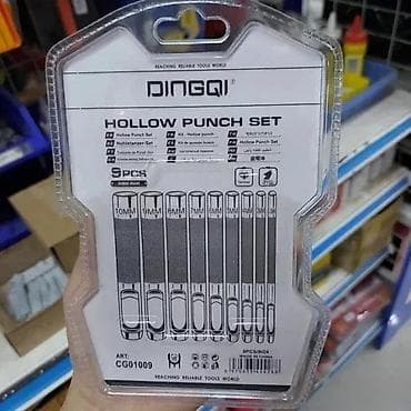 Pneumatski alati i kompresori: DINGQI Hollow Punch Set – set šupljih udarnih bušilica (ART: CG01009) na lalafo.rs — 2 Pneumatski alati i kompresori: DINGQI Hollow Punch Set – set šupljih udarnih bušilica (ART: CG01009) — 2