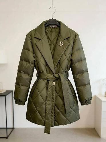 kozna jakna sa: Ženska kratka prošivena jakna/kaput sa pojasom S, M, L - Elegantna na lalafo.rs — 3 kozna jakna sa: Ženska kratka prošivena jakna/kaput sa pojasom S, M, L - Elegantna — 3