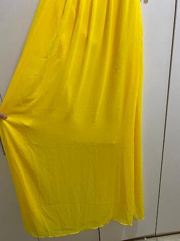 Ženska haljina Calliope – model “Giallo Sole” - Duga lepršava haljina na lalafo.rs — 3 Ženska haljina Calliope – model “Giallo Sole” - Duga lepršava haljina — 3