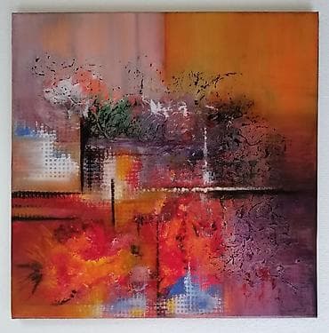 Prelepa umetnička slika na platnu sa blind ramom 40x40cm, rađena na lalafo.rs — 1 Prelepa umetnička slika na platnu sa blind ramom 40x40cm, rađena — 1