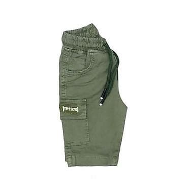 Dečije kratke pantalone (bermude) u maslinasto zelenoj boji. - Kroj na lalafo.rs Dečije kratke pantalone (bermude) u maslinasto zelenoj boji. - Kroj