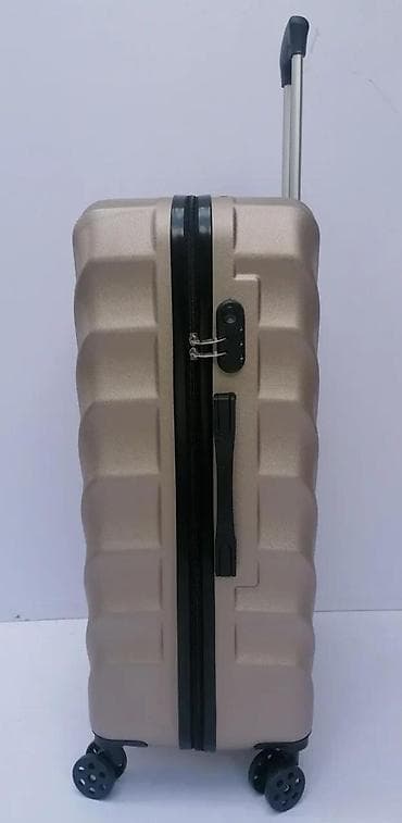 Travel suitcases and bags: Tvrdi kofer na točkićima – zlatno/bež - Materijal: čvrsta at lalafo.rs — 7 Travel suitcases and bags: Tvrdi kofer na točkićima – zlatno/bež - Materijal: čvrsta — 7