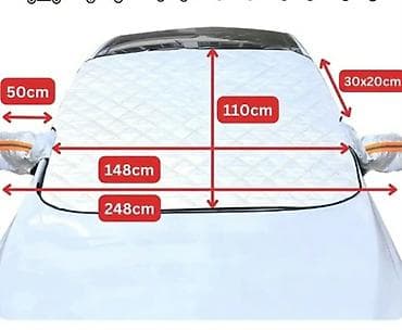 Univerzalna termo zaštita za šoferšajbnu sa prekrivačima retrovizora na lalafo.rs — 2 Univerzalna termo zaštita za šoferšajbnu sa prekrivačima retrovizora — 2