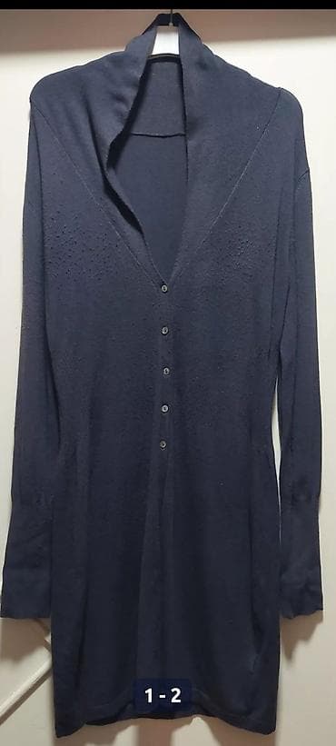 Dugacka haljina sive boje - Materijal: meko pletenje, prijatno za na lalafo.rs — 1 Dugacka haljina sive boje - Materijal: meko pletenje, prijatno za — 1