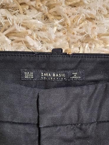 ZARA Basic klasične crne pantalone – kao nove. - Model: ravna na lalafo.rs — 5 ZARA Basic klasične crne pantalone – kao nove. - Model: ravna — 5