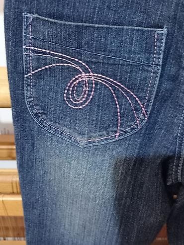 Farmerke za devojčicu od 6-7god, podesiv pojas, nogavice blago at lalafo.rs — 5 Farmerke za devojčicu od 6-7god, podesiv pojas, nogavice blago — 5