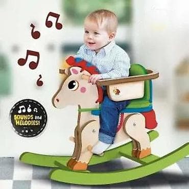 cepaci za drva: Drvena ljuljaška-konjić za decu - Materijal: kvalitetno drvo, glatko na lalafo.rs — 7 cepaci za drva: Drvena ljuljaška-konjić za decu - Materijal: kvalitetno drvo, glatko — 7