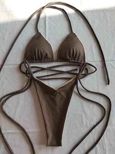 Dvodijelni ženski kupaći kostim – trokutasti bikini - Boja: topla na lalafo.rs — 3 Dvodijelni ženski kupaći kostim – trokutasti bikini - Boja: topla — 3