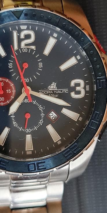 Muški ručni sat Adora Nautic 10 bar - Kućište i narukvica od na lalafo.rs — 10 Muški ručni sat Adora Nautic 10 bar - Kućište i narukvica od — 10