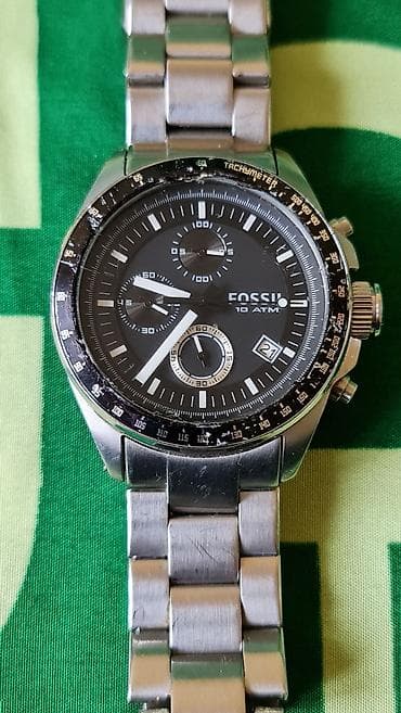 Fossil muški hronograf sat - Kućište i narukvica od nerđajućeg na lalafo.rs — 1 Fossil muški hronograf sat - Kućište i narukvica od nerđajućeg — 1