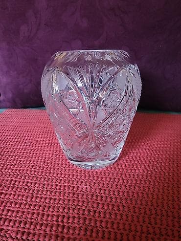 Antique Decor: Vaza nova kristal,led kristal,rucni rad. ceska. 70te. Vaza at lalafo.rs — 8 Antique Decor: Vaza nova kristal,led kristal,rucni rad. ceska. 70te. Vaza — 8