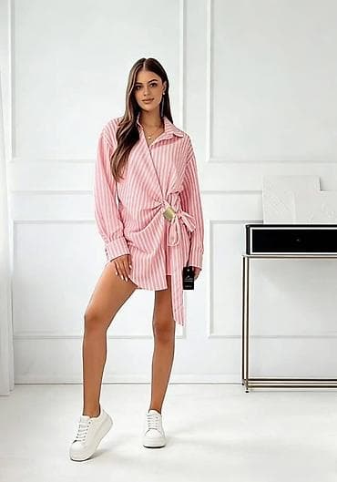 Dresses: Košulja-haljina na preklop sa prugama
2600 din at lalafo.rs — 3 Dresses: Košulja-haljina na preklop sa prugama
2600 din — 3