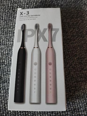 X-3 sonic električna četkica za zube sa 4 glave i kablicem - IPX7 na lalafo.rs X-3 sonic električna četkica za zube sa 4 glave i kablicem - IPX7