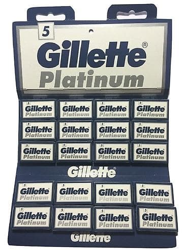 Žileti za brijanje Gillette platinum Ima 20 malih kutijica i u svaku na lalafo.rs Žileti za brijanje Gillette platinum Ima 20 malih kutijica i u svaku