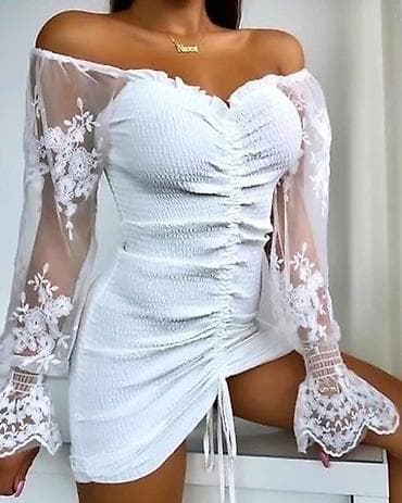 ✨Ženska mini haljina sa žabicama i čipkanim rukavima 🔥Top cena 1600 na lalafo.rs — 1 ✨Ženska mini haljina sa žabicama i čipkanim rukavima 🔥Top cena 1600 — 1