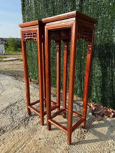 Antique Pedestals: Stari kineski orijentalni postamenti / etažeri Stari orijentalni at lalafo.rs — 2 Antique Pedestals: Stari kineski orijentalni postamenti / etažeri Stari orijentalni — 2