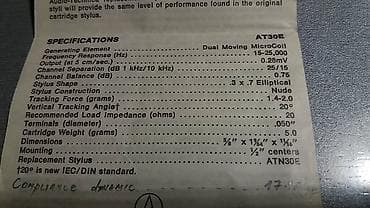 Prodajem Audio Technica AT30E - MC glavu za gramofon /jedan od retkih na lalafo.rs — 7 Prodajem Audio Technica AT30E - MC glavu za gramofon /jedan od retkih — 7