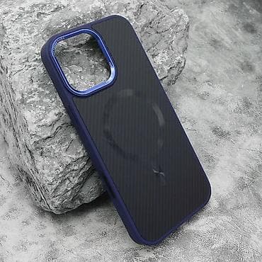 Futrola CARBON MagSafe za iPhone 16 Pro Max (6.9) plava (big camera) na lalafo.rs — 1 Futrola CARBON MagSafe za iPhone 16 Pro Max (6.9) plava (big camera) — 1