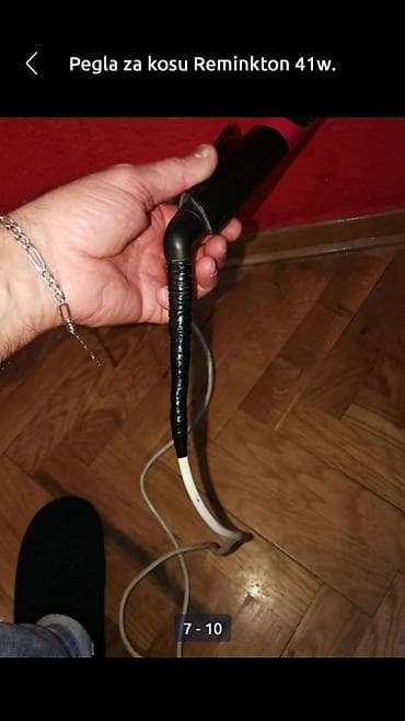 Pegla za kosu 41 w Remington dobra ispravna. Kabal uredu. Zbog na lalafo.rs — 5 Pegla za kosu 41 w Remington dobra ispravna. Kabal uredu. Zbog — 5
