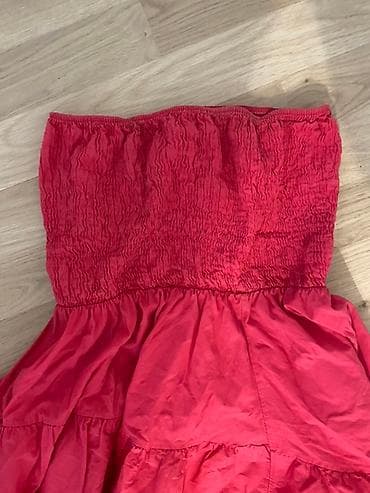 OBE HALJINE ZA 1000 dinara Letnja strapless haljina sa volanima - na lalafo.rs — 3 OBE HALJINE ZA 1000 dinara Letnja strapless haljina sa volanima - — 3