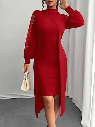 ❤️Elegantna crvena haljina sa asimetričnim preklopom Cena: 3700din at lalafo.rs — 1 ❤️Elegantna crvena haljina sa asimetričnim preklopom Cena: 3700din — 1