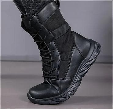 Taktičke zimske čizme – crne - Visoka gležnjača sa pertlama i na lalafo.rs — 4 Taktičke zimske čizme – crne - Visoka gležnjača sa pertlama i — 4