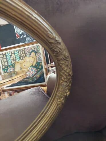 Antique Decor: Staro, drveno ogledalo sa ramom u boji starog zlata. Ogledalo je u at lalafo.rs — 6 Antique Decor: Staro, drveno ogledalo sa ramom u boji starog zlata. Ogledalo je u — 6