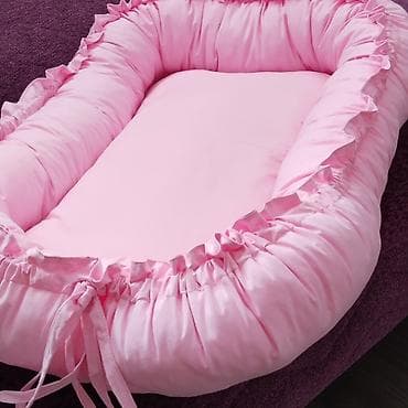 Roze gnezdo za bebe, idealno za novorođenče. U kompletu dolazi jastuk na lalafo.rs — 2 Roze gnezdo za bebe, idealno za novorođenče. U kompletu dolazi jastuk — 2
