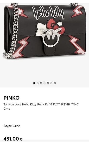 PINKO torbica Love Hello Kitty Rock. Kolaboracija sa Hello Kitty at lalafo.rs — 3 PINKO torbica Love Hello Kitty Rock. Kolaboracija sa Hello Kitty — 3