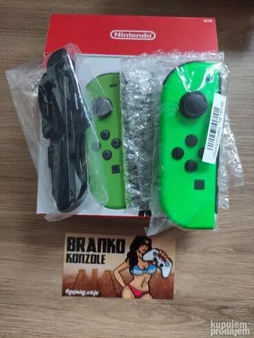 Original Joy Con kontroler za Nintendo Switch. Levi. zeleni NOVO na lalafo.rs Original Joy Con kontroler za Nintendo Switch. Levi. zeleni NOVO