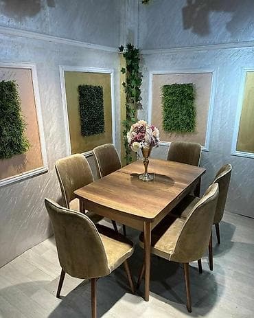 Trpezarijski set – sto sa 6 stolica - Moderan pravougaoni sto sa na lalafo.rs — 7 Trpezarijski set – sto sa 6 stolica - Moderan pravougaoni sto sa — 7