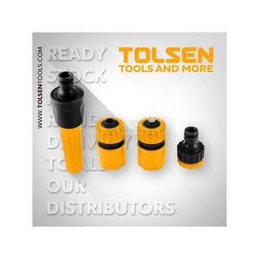 Četvorodelni set spojnica, mlaznica i adaptera za crevo 1/2“, izrađen na lalafo.rs Četvorodelni set spojnica, mlaznica i adaptera za crevo 1/2“, izrađen