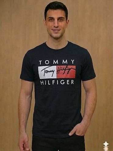 Men's T-shirt Tommy Hilfiger, bоја - Crna na lalafo.rs Men's T-shirt Tommy Hilfiger, bоја - Crna