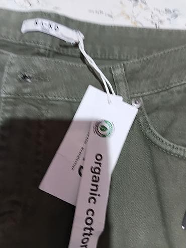 NA-KD ženske pantalone – maslinasto zelene, od organskog pamuka - na lalafo.rs — 8 NA-KD ženske pantalone – maslinasto zelene, od organskog pamuka - — 8